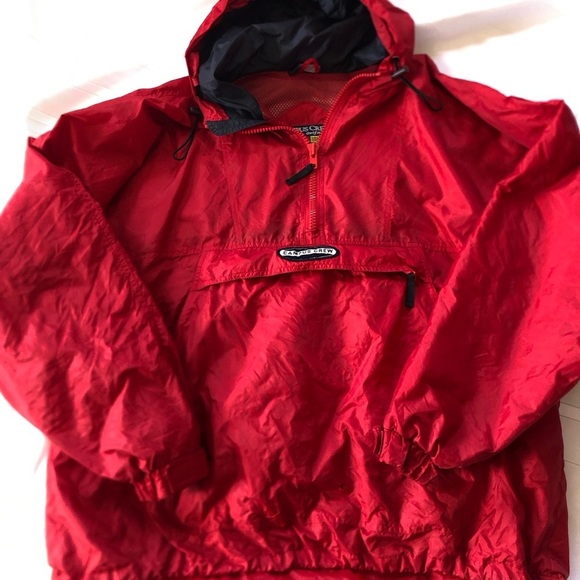 Vtg Quarter Zip Pullover Kangaroo Pouch Jacket - Picture 6 of 14